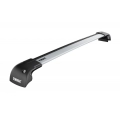 Thule 9594 Edge Wingbar Silver For Vauxhall Adam 3dr Hatch Factory Mounting Point 2013 - Onwards for Vauxhall Adam 3dr Hatch with Bare Roof (2013 onwards) - Factory Point Mount