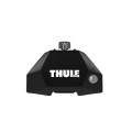 Thule WingBar Evo Black 2 Bar Roof Rack for Volkswagen Caddy Maxi 4dr Maxi with Bare Roof (2016 to 2020) - Factory Point Mount