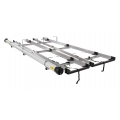 Rhino Rack JC-01117 Multislide Double 3.0m Ladder Rack System with Conduit for Ford Transit Custom 4dr Custom SWB Low Roof with Bare Roof (2013 onwards) - Factory Point Mount
