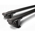 Yakima Aero ThruBar Black 2 Bar Roof Rack for Mercedes Benz B Class W246 5dr Hatch with Bare Roof (2011 to 2018) - Factory Point Mount