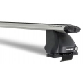 Rhino Rack JA1994 Vortex 2500 Silver 2 Bar Roof Rack for Ford Falcon AU-BF 5dr Wagon with Bare Roof (1998 to 2011) - Clamp Mount