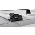 Rhino Rack JA6334 Heavy Duty RLTP Silver 2 Bar Roof Rack for Ford Transit Connect 4dr Connect High Roof with Bare Roof (2013 onwards) - Factory Point Mount