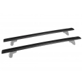 Yakima JetStream Black 2 Bar Roof Rack for BMW 7 Series G11 4dr Sedan with Bare Roof (2016 to 2019) - Factory Point Mount