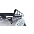 Rhino Rack JB0019 Pioneer Tradie (2128mm x 1236mm) for Isuzu MU-X LS-T 5dr SUV with Flush Roof Rail (2013 to 2021) - Factory Point Mount