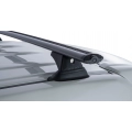 Rhino Rack JA9591 Vortex RCH Black 3 Bar Roof Rack for Toyota Land Cruiser 5dr 200 Series with Bare Roof (2007 to 2022) - Factory Point Mount