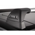 Yakima Aero FlushBar Silver 2 Bar Roof Rack for Mercedes Benz E Class W211 4dr Sedan with Bare Roof (2002 to 2009) - Factory Point Mount