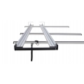 Rhino Rack JC-01131 CSL 4.0m Ladder Rack with 680mm Roller for Ford Transit Custom 4dr Custom SWB Low Roof with Bare Roof (2013 onwards) - Factory Point Mount