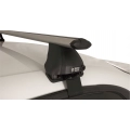Rhino Rack JA2003 Vortex 2500 Silver 2 Bar Roof Rack for Mitsubishi Magna TE-TL 4dr Sedan with Bare Roof (1997 to 2005) - Clamp Mount