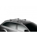 Thule 9582B Edge Wingbar Black for Volkswagen T-Cross 5dr SUV with Raised Roof Rail (2018 onwards) - Raised Rail Mount