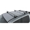 Rhino Rack JA9611 Vortex RCH Silver 2 Bar Roof Rack for Volkswagen Amarok 2H 4dr Ute with Bare Roof (2011 to 2023) - Factory Point Mount