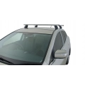 Rhino Rack JA2405 Vortex 2500 Silver 2 Bar FMP Roof Rack for Mazda CX-7 ER 5dr SUV with Bare Roof (2006 to 2012) - Factory Point Mount