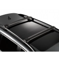 Yakima Aero RailBar Black 2 Bar Roof Rack for Mercedes Benz GL X164 5dr SUV with Raised Roof Rail (2006 to 2012) - Raised Rail Mount