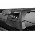 Yakima Aero Thrubar Black 2 Bar Roof Rack for Nissan Pulsar N16 4dr Sedan with Bare Roof (2000 to 2006) - Clamp Mount