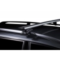 Thule 775 Wingbar Evo Black 2 Bar Roof Racks for Mercedes Benz GLB X247 5dr SUV with Raised Roof Rail (2020 onwards)