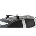 Rhino Rack JA2104 Vortex 2500 Black 1 Bar Roof Rack (Front) for Holden Colorado RG 4dr Ute with Bare Roof (2012 to 2020) - Clamp Mount