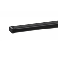 Thule 9510 SquareBar Evo Black 2 Bar Roof Rack for Volvo 740-760 5dr Wagon with Bare Roof (1982 to 1993) - Gutter Mount