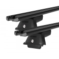 Yakima TrimHD Black 2 Bar Roof Rack for BMW 7 Series G11 4dr Sedan with Bare Roof (2016 to 2019) - Factory Point Mount