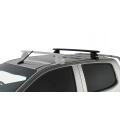 Rhino Rack JA2105 Vortex 2500 Black 1 Bar Roof Rack (Rear) for Holden Colorado RG 4dr Ute with Bare Roof (2012 to 2020) - Clamp Mount