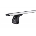 Thule 751 Wingbar Evo Silver 2 Bar Roof Racks For Citroen Dispatch 4dr Van Factory Mounting Point 2016 - Onwards