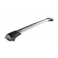 Thule 9583 Edge Wingbar Silver for Ssangyong Musso 4dr Ute with Raised Roof Rail (2018 onwards) - Raised Rail Mount