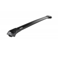 Thule 9583B Edge Wingbar Black for Ssangyong Musso 4dr Ute with Raised Roof Rail (2018 onwards) - Raised Rail Mount