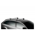 Thule 9595 Edge Wingbar Silver for Mercedes Benz B Class W247 5dr Hatch with Bare Roof (2019 onwards) - Factory Point Mount