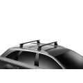Thule 753 Wingbar Evo Black Roof Racks for Mercedes Benz B Class W247 5dr Hatch with Bare Roof (2019 onwards) - Factory Point Mount