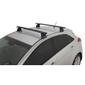 Rhino Rack JA1914 Vortex 2500 Black 2 Bar FMP Roof Rack for Hyundai i30 GD 5dr Hatch with Bare Roof (2012 to 2017) - Factory Point Mount