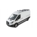 Rhino Rack JA6343 Heavy Duty RLTP Black 4 Bar Roof Rack for Ford Transit Connect 4dr Connect High Roof with Bare Roof (2013 onwards) - Factory Point Mount