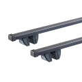 CRUZ SR+ Black 2 Bar Roof Rack for Chevrolet Spark III/M300 5dr Hatch with Raised Roof Rail (2010 to 2015) - Raised Rail Mount