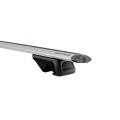 Rhino Rack JC-01567 Vortex RX Silver 2 Bar Roof Rack for Holden Adventra VY-VZ 5dr Wagon with Raised Roof Rail (2003 to 2009) - Raised Rail Mount