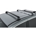 Rhino Rack RVP24 Vortex RVP Black 2 Bar Roof Rack for Volkswagen Amarok 2H 4dr Ute with Bare Roof (2011 to 2023) - Factory Point Mount