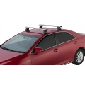 Rhino Rack JA2062 Vortex 2500 Silver 2 Bar Roof Rack for Toyota Aurion GSV50R 4dr Sedan with Bare Roof (2012 to 2017) - Clamp Mount