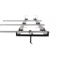 Rhino Rack JC-01132 Multislide 2.6m Ladder Rack with 680mm Roller for Ford Transit Custom 4dr Custom SWB Low Roof with Bare Roof (2013 onwards) - Factory Point Mount