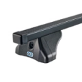 CRUZ S-FIX Black 2 Bar Roof Rack for Holden Astra AH 5dr Wagon with Flush Roof Rail (2007 to 2011) - Flush Rail Mount