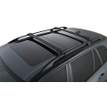 Rhino Rack JA7971 Vortex StealthBar Black 2 Bar Roof Rack for BMW X5 E70 5dr SUV with Raised Roof Rail (2007 to 2013) - Raised Rail Mount
