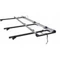 Rhino Rack JC-00955 Multislide 4.0m Ladder Rack with 680mm Roller for Ford Transit Custom 4dr Custom SWB Low Roof with Bare Roof (2013 onwards) - Factory Point Mount