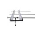 Rhino Rack JC-01121 CSL 3.0m Ladder Rack with 470mm Roller for Ford Transit Custom 4dr Custom SWB Low Roof with Bare Roof (2013 onwards) - Factory Point Mount