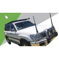 Wedgetail Platform Roof Rack (2200mm x 1350mm) for Toyota Land Cruiser 5dr 100 Series with Bare Roof (1998 to 2007) - Factory Point Mount