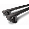 Yakima Aero ThruBar Black 2 Bar Roof Rack for BMW 3 Series F30 4dr Sedan with Bare Roof (2012 to 2019) - Factory Point Mount