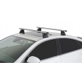 Rhino Rack JA2056 Vortex 2500 Silver 2 Bar FMP Roof Rack for Mazda Mazda 6 GH 4dr Sedan with Bare Roof (2008 to 2012) - Factory Point Mount