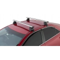 Rhino Rack JA2062 Vortex 2500 Silver 2 Bar Roof Rack for Toyota Aurion GSV50R 4dr Sedan with Bare Roof (2012 to 2017) - Clamp Mount