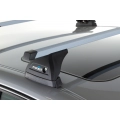 Prorack Standard Through Bar Silver 2 Bar Roof Rack for Subaru Leone 4dr Sedan with Bare Roof (1984 to 1994) - Clamp Mount