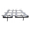 Rhino Rack JC-01118 CSL Double 3.0m Ladder Rack System for Ford Transit Custom 4dr Custom SWB Low Roof with Bare Roof (2013 onwards) - Factory Point Mount