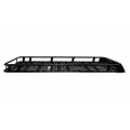Tracklander Aluminium (1400mm x 1250mm) Full y Enclosed Rack for Toyota Kluger XU40 5dr SUV with Bare Roof (2007 to 2013) - Track Mount