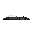 Tracklander Aluminium (2200mm x 1290mm) Open Ended Rack for Nissan Patrol Y62 5dr SUV with Bare Roof (2012 onwards) - Factory Point Mount