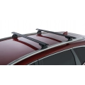 Rhino Rack JA9828 Vortex RCL Black 2 Bar Roof Rack for Honda CR-V RM 5dr SUV with Flush Roof Rail (2012 to 2018) - Factory Point Mount