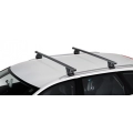 CRUZ S-FIX Black 2 Bar Roof Rack for Holden Astra AH 5dr Wagon with Flush Roof Rail (2004 to 2007) - Flush Rail Mount