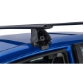 Rhino Rack JA2185 Vortex 2500 Black 2 Bar Roof Rack for Honda Jazz GE 5dr Hatch with Bare Roof (2008 to 2014) - Clamp Mount
