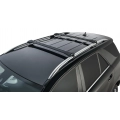 Rhino Rack JA8344 Vortex StealthBar Black 2 Bar Roof Rack for Mercedes Benz M Class W166 5dr SUV with Raised Roof Rail (2012 to 2015) - Raised Rail Mount